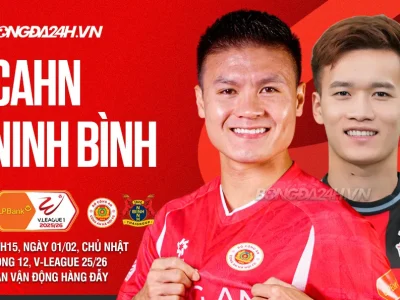 V.League 2025/26 Vòng 12: CAHN vs Ninh Bình FC – Trận Đấu Quyết Định Ngôi Vương Lượt Đi