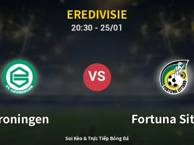 🔴 Trực Tiếp: Groningen 1-2 Fortuna Sittard – Link Xem Eredivisie (Full HD)