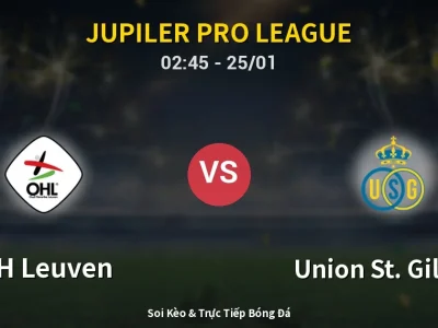 Kết Quả: OH Leuven 0-0 Union St. Gilloise – Highlight & Bàn Thắng | Jupiler Pro League
