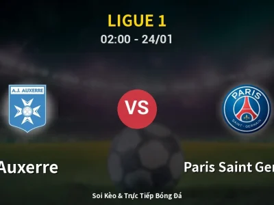 Kết Quả: Auxerre 0-1 Paris Saint Germain – Highlight & Bàn Thắng | Ligue 1