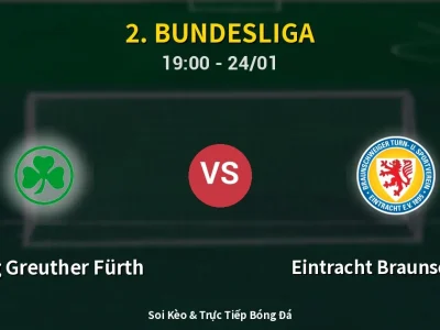 🔴 Trực Tiếp: SpVgg Greuther Fürth 0-0 Eintracht Braunschweig – Link Xem 2. Bundesliga (Full HD)