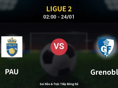 Kết Quả: PAU 2-2 Grenoble – Highlight & Bàn Thắng | Ligue 2
