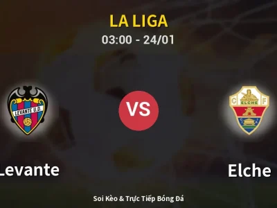 Kết Quả: Levante 3-2 Elche – Highlight & Bàn Thắng | La Liga