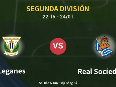 Soi Kèo Leganes vs Real Sociedad II – 22:15 24/01 | Nhận Định, Dự Đoán Tỷ Số