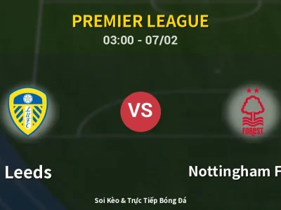 Kết Quả: Leeds 3-1 Nottingham Forest – Highlight & Bàn Thắng | Premier League