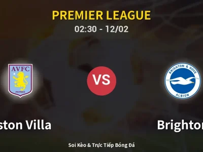 Kết Quả: Aston Villa 1-0 Brighton – Highlight & Bàn Thắng | Premier League