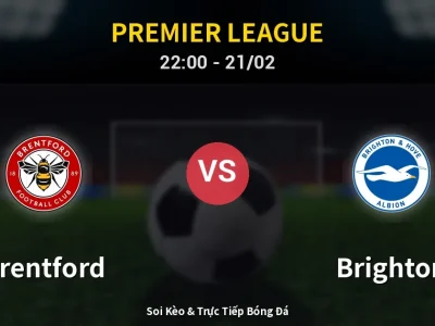 🔴 Trực Tiếp: Brentford 0-0 Brighton – Link Xem Premier League (Full HD)