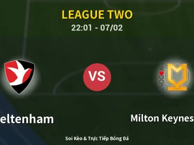 Soi Kèo Cheltenham vs Milton Keynes Dons – 22:01 07/02 | Nhận Định, Dự Đoán Tỷ Số