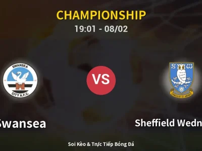 Kết Quả: Swansea 4-0 Sheffield Wednesday – Highlight & Bàn Thắng | Championship