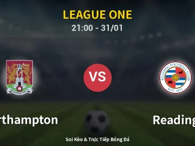 🔴 Trực Tiếp: Northampton 0-0 Reading – Link Xem League One (Full HD)