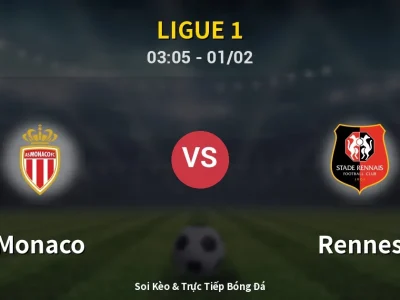 Kết Quả: Monaco 4-0 Rennes – Highlight & Bàn Thắng | Ligue 1