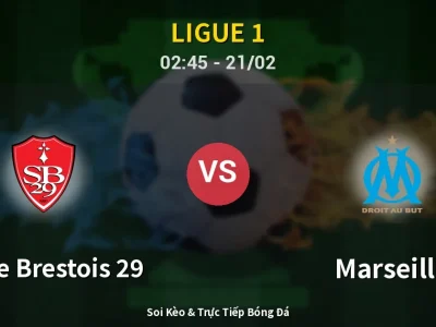 Kết Quả: Stade Brestois 29 2-0 Marseille – Highlight & Bàn Thắng | Ligue 1