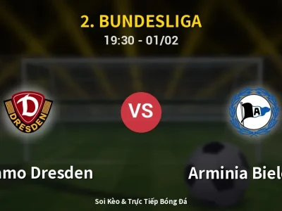 🔴 Trực Tiếp: Dynamo Dresden 1-0 Arminia Bielefeld – Link Xem 2. Bundesliga (Full HD)