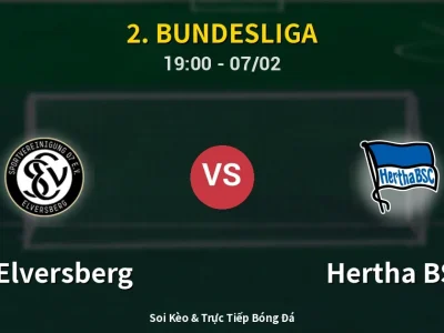 Kết Quả: SV Elversberg 0-3 Hertha BSC – Highlight & Bàn Thắng | 2. Bundesliga