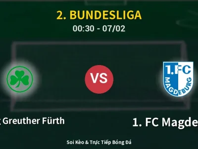 Kết Quả: SpVgg Greuther Fürth 4-5 1. FC Magdeburg – Highlight & Bàn Thắng | 2. Bundesliga