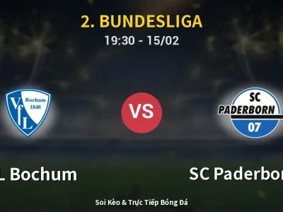 Kết Quả: VfL Bochum 0-0 SC Paderborn 07 – Highlight & Bàn Thắng | 2. Bundesliga