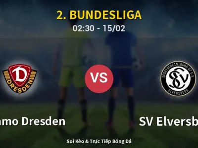 Kết Quả: Dynamo Dresden 1-2 SV Elversberg – Highlight & Bàn Thắng | 2. Bundesliga