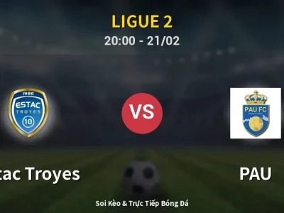 Kết Quả: Estac Troyes 4-3 PAU – Highlight & Bàn Thắng | Ligue 2