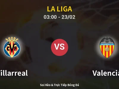 Kết Quả: Villarreal 2-1 Valencia – Highlight & Bàn Thắng | La Liga