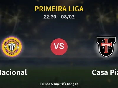 Soi Kèo Nacional vs Casa Pia – 22:30 08/02 | Nhận Định, Dự Đoán Tỷ Số