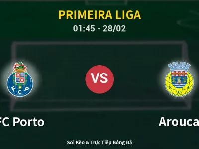 Kết Quả: FC Porto 3-1 Arouca – Highlight & Bàn Thắng | Primeira Liga