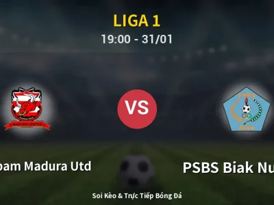 Kết Quả: Persepam Madura Utd 0-0 PSBS Biak Numfor – Highlight & Bàn Thắng | Liga 1
