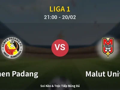 🔴 Trực Tiếp: Semen Padang 0-2 Malut United – Link Xem Liga 1 (Full HD)