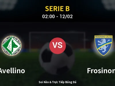 Kết Quả: Avellino 1-3 Frosinone – Highlight & Bàn Thắng | Serie B