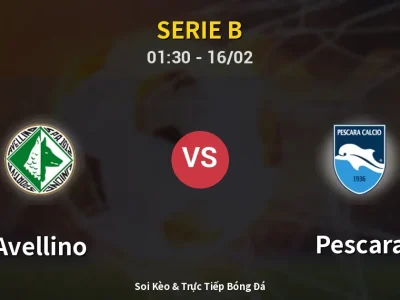 Kết Quả: Avellino 0-1 Pescara – Highlight & Bàn Thắng | Serie B