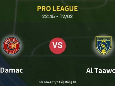 Soi Kèo Damac vs Al Taawon – 22:45 12/02 | Nhận Định, Dự Đoán Tỷ Số