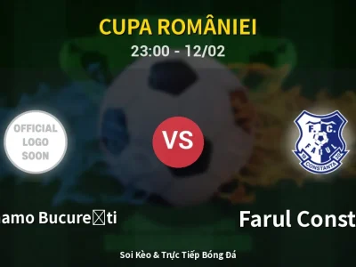 Soi Kèo CS Dinamo București vs Farul Constanta – 23:00 12/02 | Nhận Định, Dự Đoán Tỷ Số