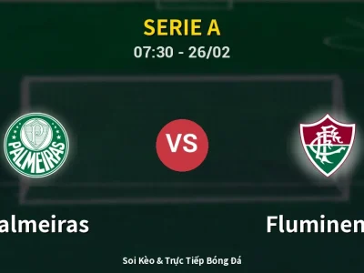 Kết Quả: Palmeiras 2-1 Fluminense – Highlight & Bàn Thắng | Serie A