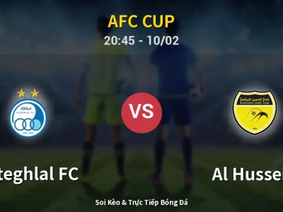 🔴 Trực Tiếp: Esteghlal FC 0-0 Al Hussein – Link Xem AFC Cup (Full HD)