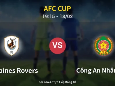 🔴 Trực Tiếp: Tampines Rovers 2-0 Công An Nhân Dân – Link Xem AFC Cup (Full HD)