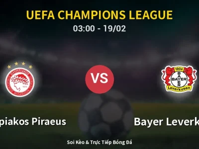 Kết Quả: Olympiakos Piraeus 0-2 Bayer Leverkusen – Highlight & Bàn Thắng | UEFA Champions League