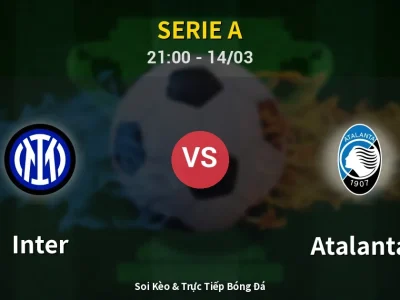 🔴 Trực Tiếp: Inter 1-0 Atalanta – Link Xem Serie A (Full HD)