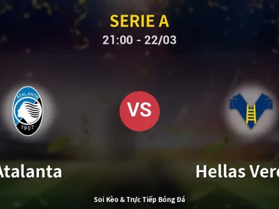 🔴 Trực Tiếp: Atalanta 0-0 Hellas Verona – Link Xem Serie A (Full HD)