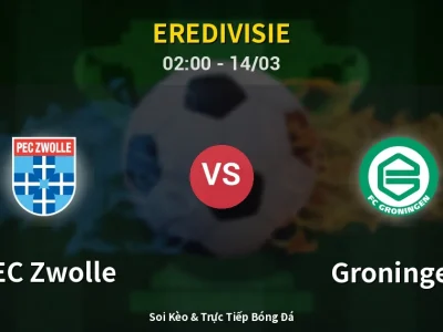 Kết Quả: PEC Zwolle 1-1 Groningen – Highlight & Bàn Thắng | Eredivisie