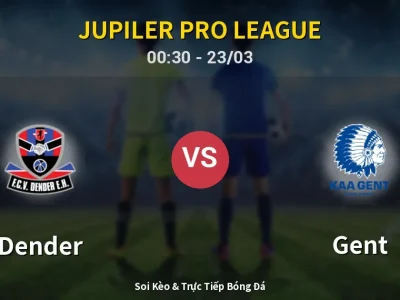 Kết Quả: Dender 1-3 Gent – Highlight & Bàn Thắng | Jupiler Pro League