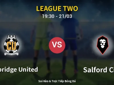 🔴 Trực Tiếp: Cambridge United 1-0 Salford City – Link Xem League Two (Full HD)