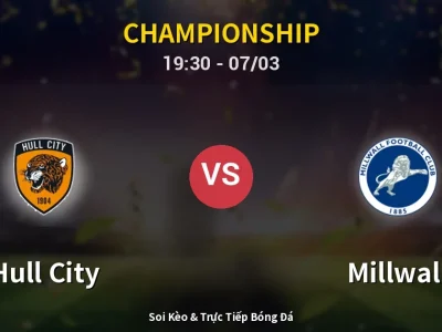 Kết Quả: Hull City 1-3 Millwall – Highlight & Bàn Thắng | Championship