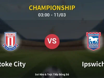 Kết Quả: Stoke City 3-3 Ipswich – Highlight & Bàn Thắng | Championship