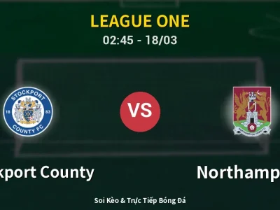 Kết Quả: Stockport County 2-1 Northampton – Highlight & Bàn Thắng | League One