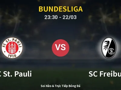 Soi Kèo FC St. Pauli vs SC Freiburg – 23:30 22/03 | Nhận Định, Dự Đoán Tỷ Số