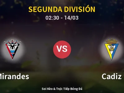 Kết Quả: Mirandes 0-2 Cadiz – Highlight & Bàn Thắng | Segunda División