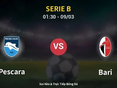 Kết Quả: Pescara 4-0 Bari – Highlight & Bàn Thắng | Serie B