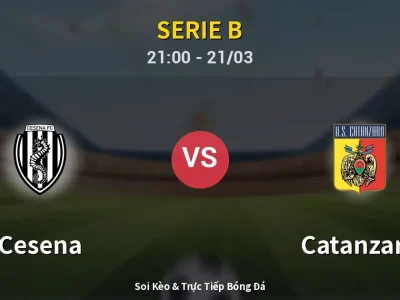 🔴 Trực Tiếp: Cesena 0-0 Catanzaro – Link Xem Serie B (Full HD)