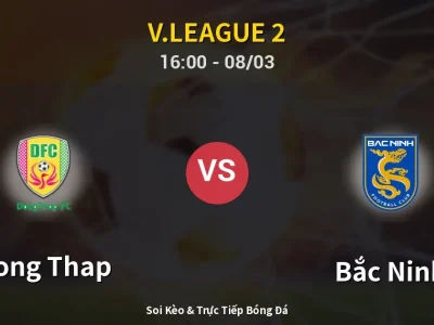 Kết Quả: Dong Thap 0-1 Bắc Ninh – Highlight & Bàn Thắng | V.League 2