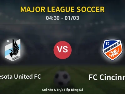 Kết Quả: Minnesota United FC 1-0 FC Cincinnati – Highlight & Bàn Thắng | Major League Soccer