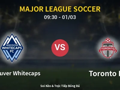 Kết Quả: Vancouver Whitecaps 3-0 Toronto FC – Highlight & Bàn Thắng | Major League Soccer